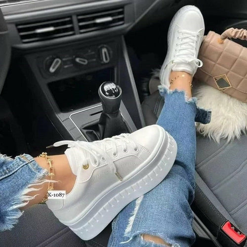 Casual Flat Women's Shoes Beige/Pink/Green/Khaki/Black/White floriamart.shop