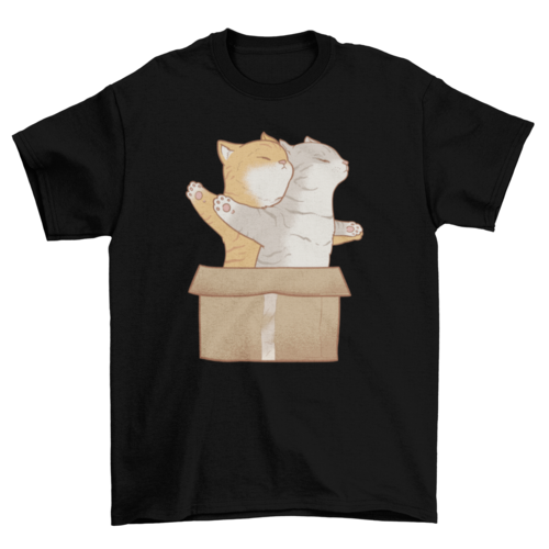 Cats animals in love t-shirt floriamart.shop