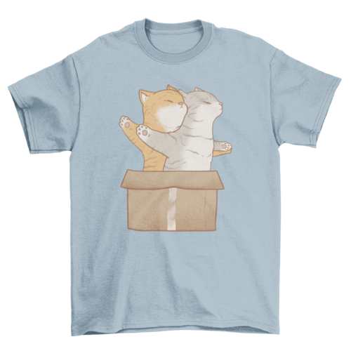 Cats animals in love t-shirt floriamart.shop