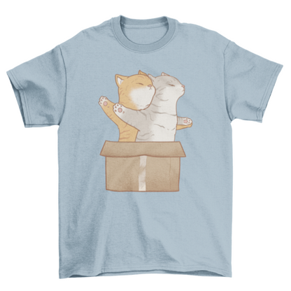 Cats animals in love t-shirt floriamart.shop