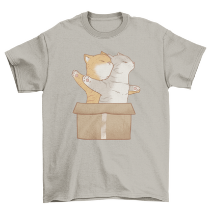 Cats animals in love t-shirt floriamart.shop