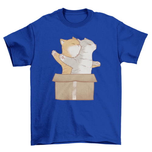 Cats animals in love t-shirt floriamart.shop