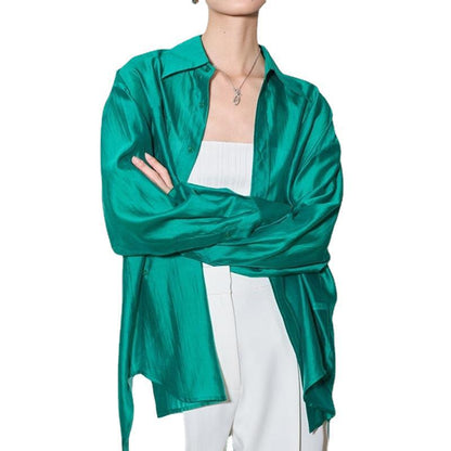 Tencel Sun Protection Cardigan Shirt For Women Outer Tops floriamart
