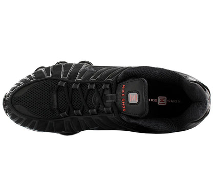 Nike Shox TL Black and Max Orange