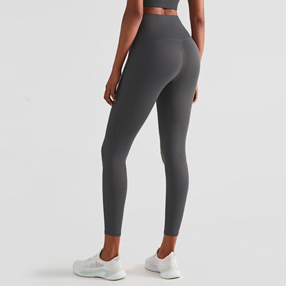 High-waisted Peach Buttocks Fitness Women Wearing Tights With Hips floriamart