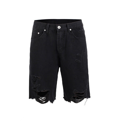 Loose Dad Denim Shorts Men floriamart