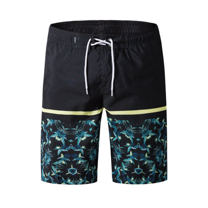 Summer New Casual Shorts Men Printed Beach Shorts floriamart