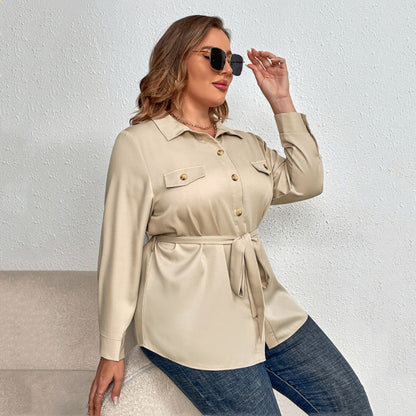 Plus Size Fat Women Blouse Shirt Ladies Tops floriamart